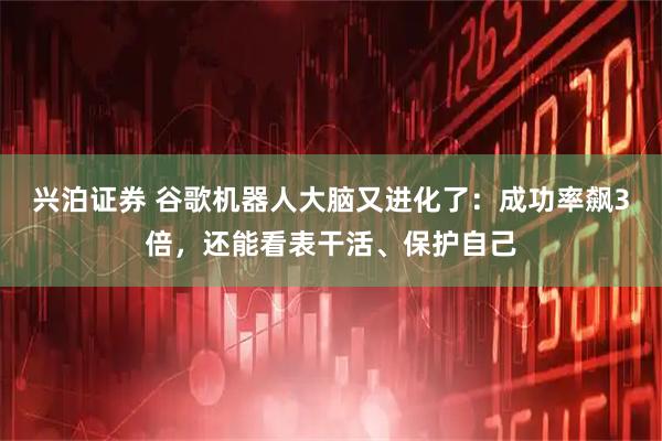 兴泊证券 谷歌机器人大脑又进化了：成功率飙3倍，还能看表干活、保护自己