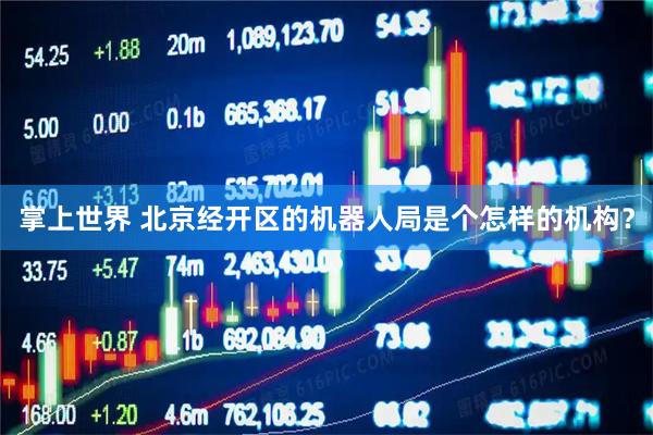 掌上世界 北京经开区的机器人局是个怎样的机构？